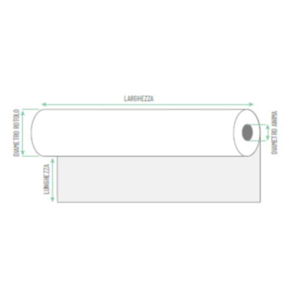 ROTOLIFICIO PUGLIESE CF2 ROTOLO PLOTTER 80GR 62,5 X …